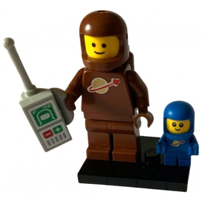 LEGO MINIFIGS SERIE 24 Brown Astronaut and Spacebaby 2023